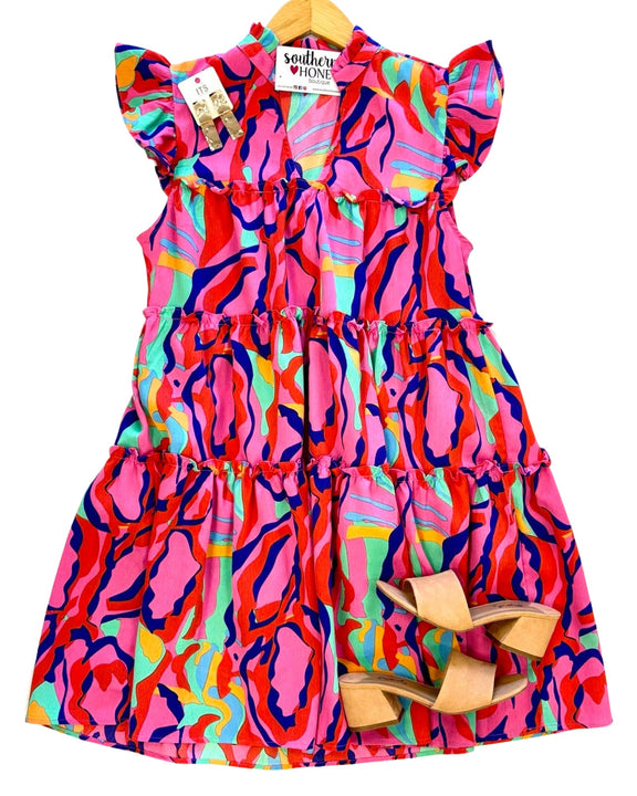 The Abstract Babydoll Dress