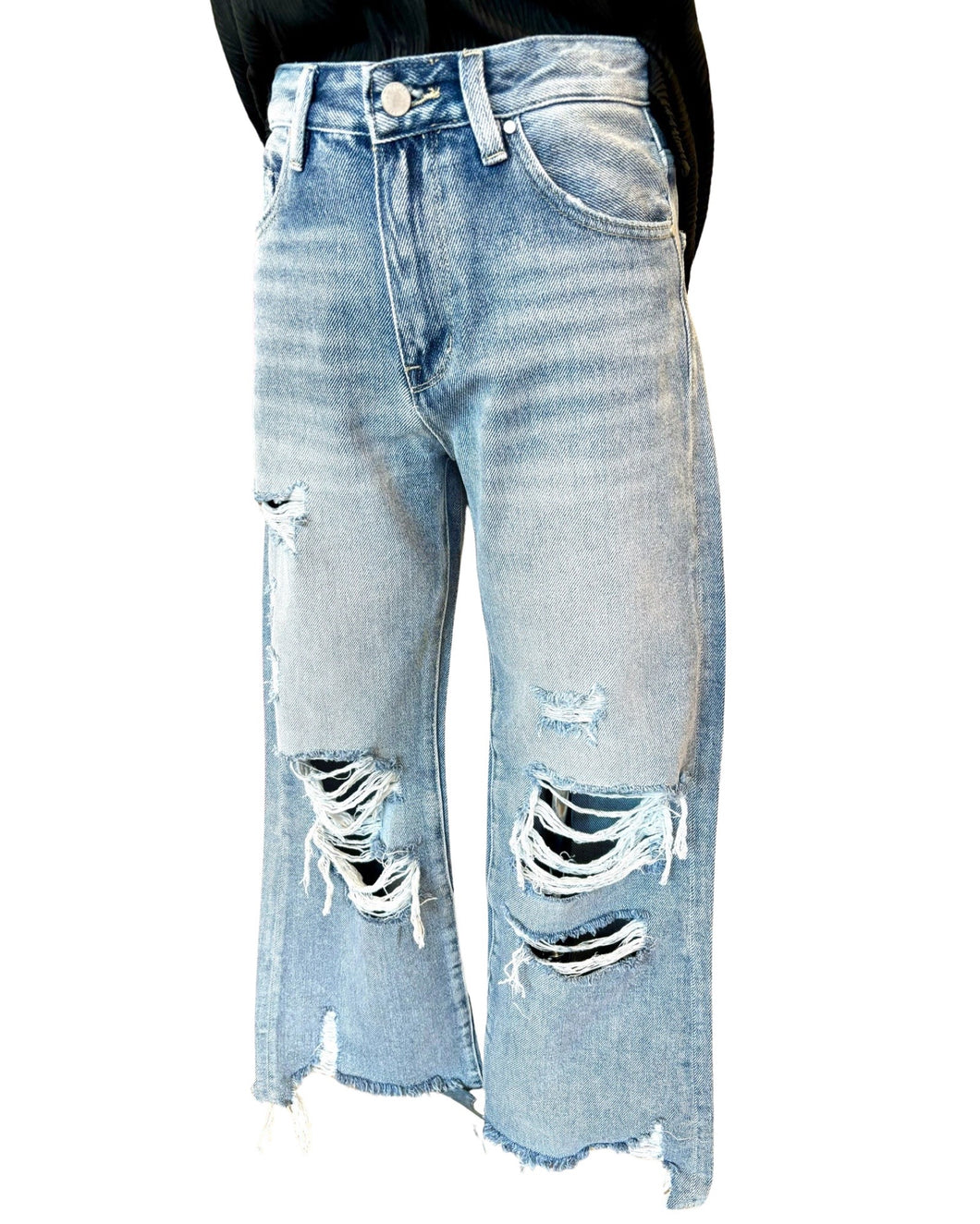 The Finley Cropped Flare Jeans