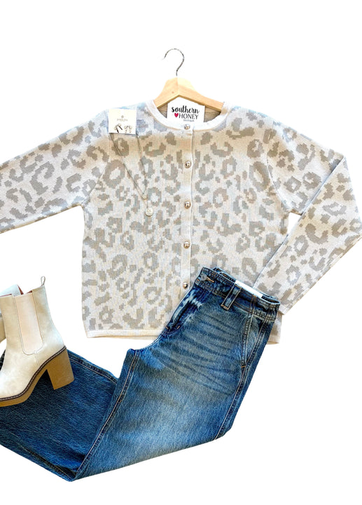 The Leopard Cardigan