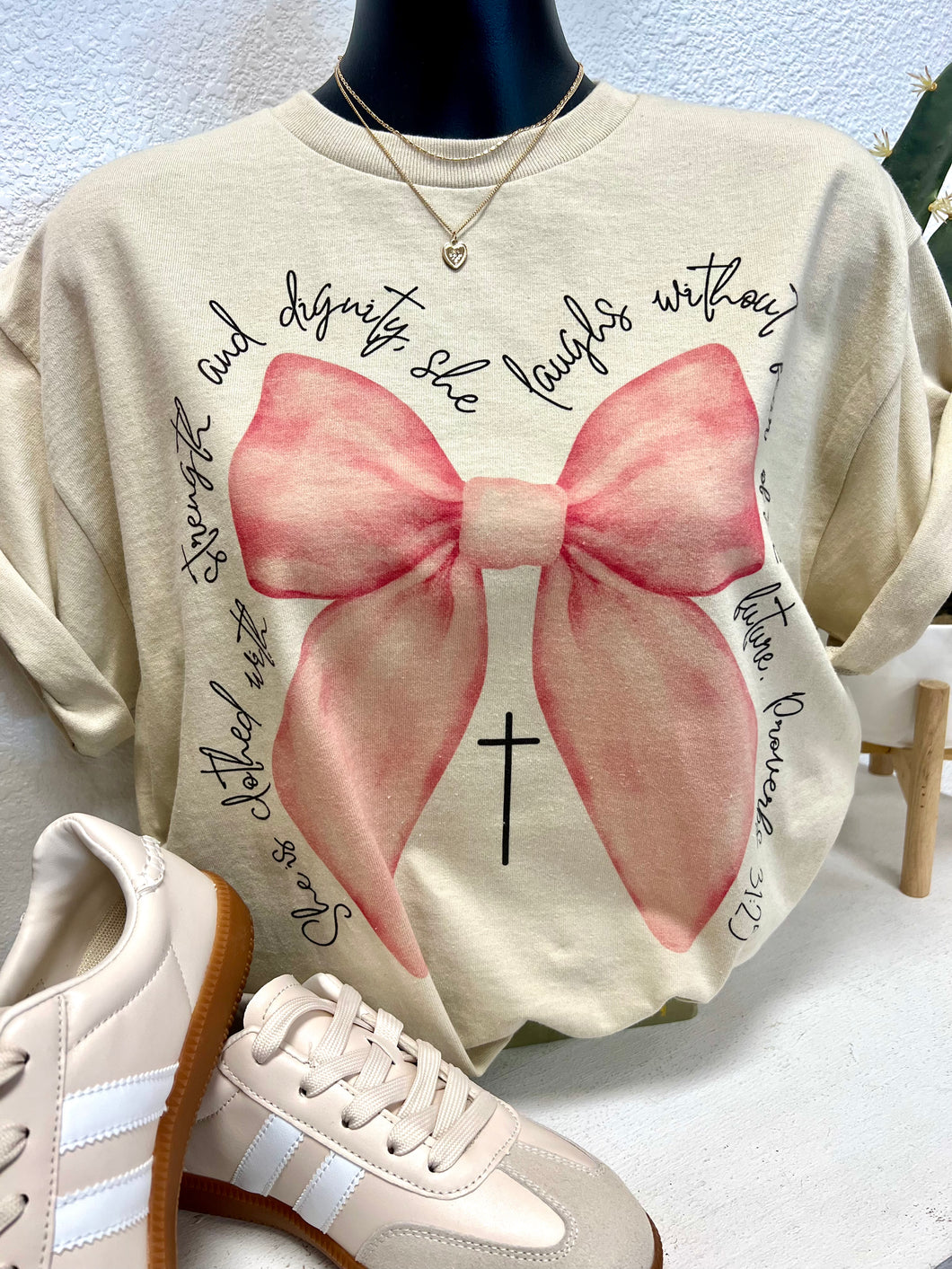 The Pink Bow Graphic Tee