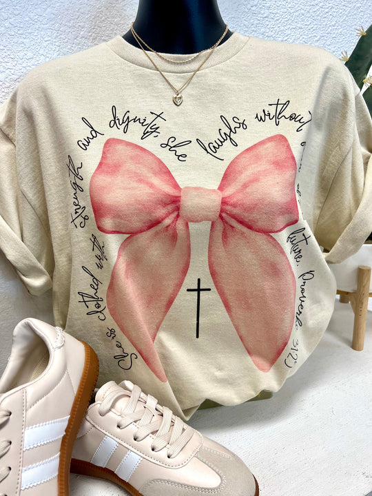 The Pink Bow Graphic Tee