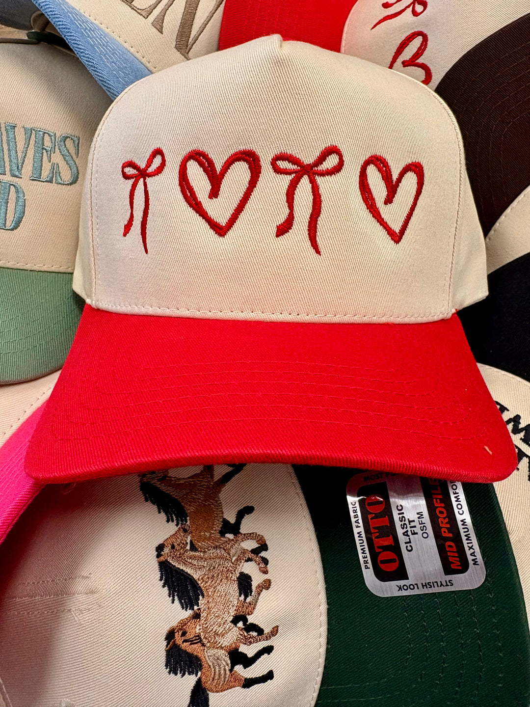 The Hearts and Bows Trucker