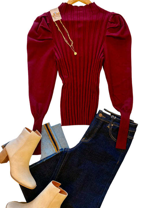 The Sadie Puff Sleeve Top