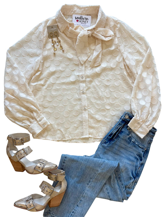 The Tie Neck Blouse