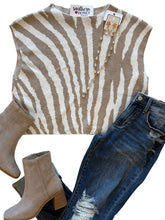 The Tiger Print Mock Neck