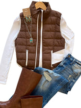 The Contrast Trim Vest