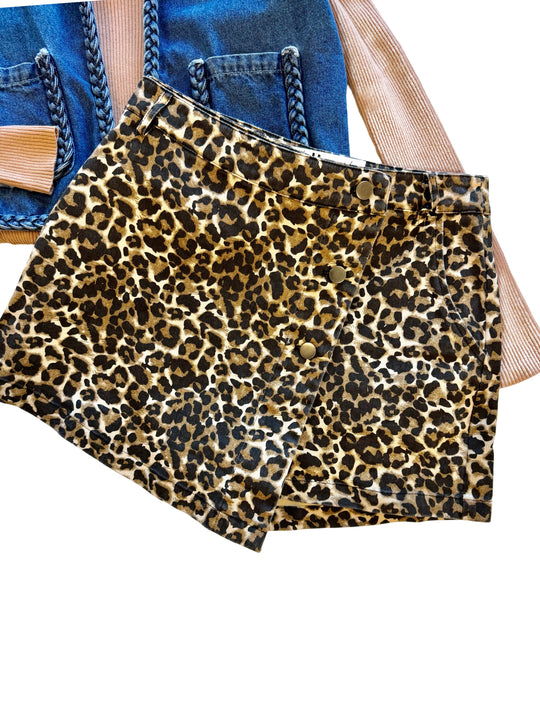 The Leopard Skort
