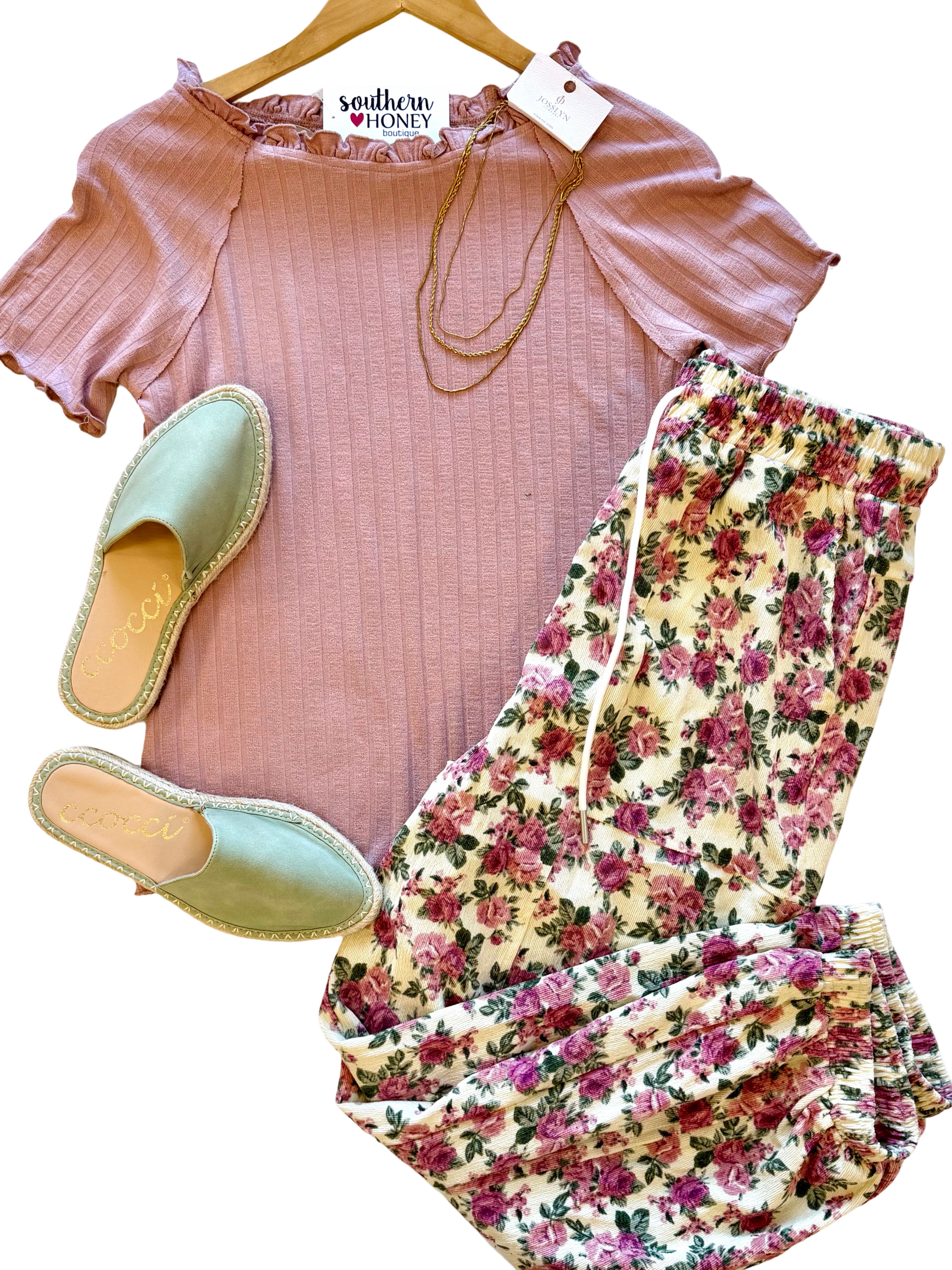 The Ruffled Edge Top | Southern Honey Boutique
