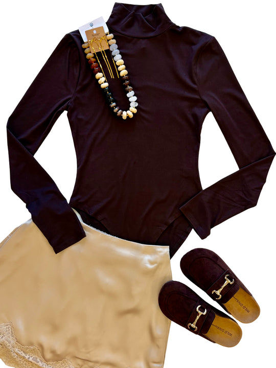 The Mock Neck Bodysuit
