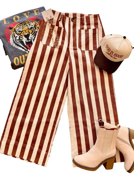 The Striped Cotton Pants