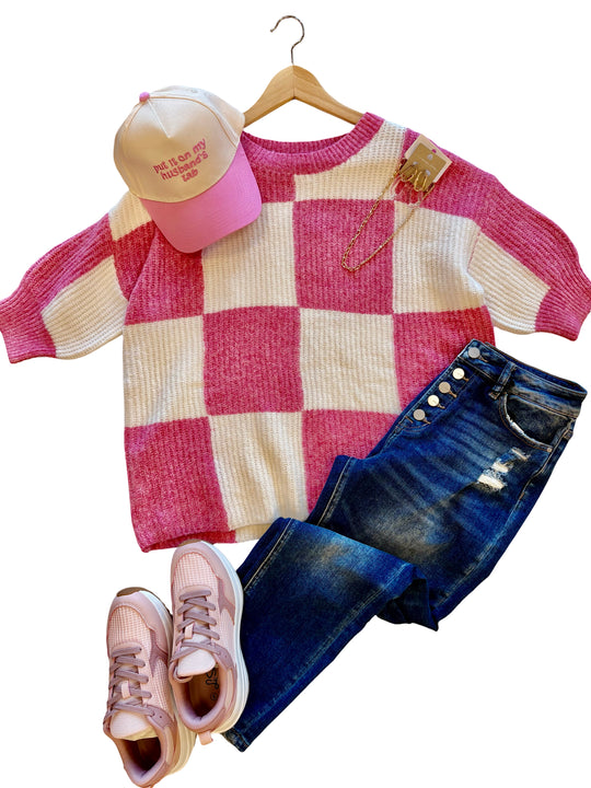 The Megan Checkered Top