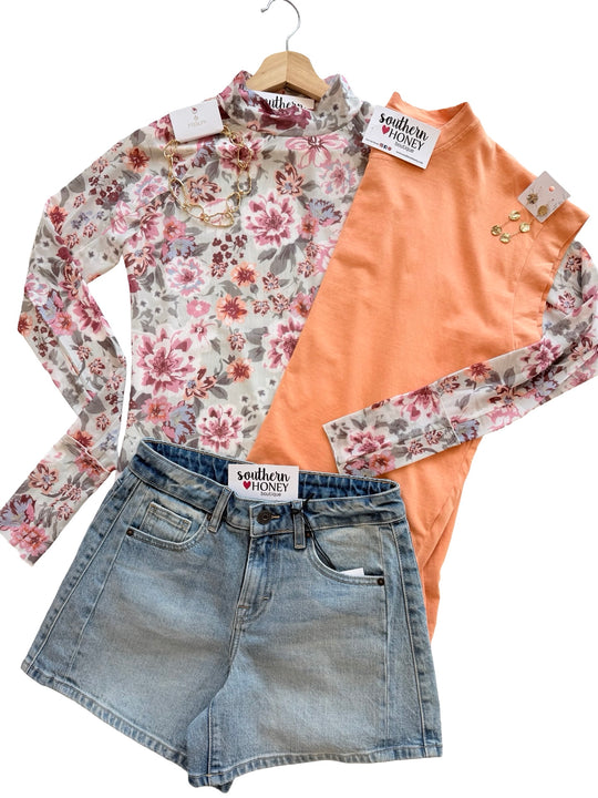 The Romance Mesh Top