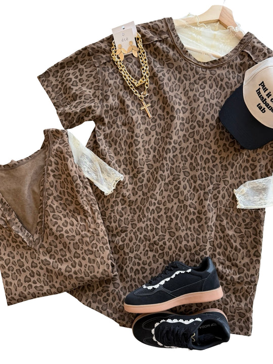 The Leopard Comfy Romper