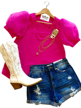 The Sasha Puff Sleeve Top