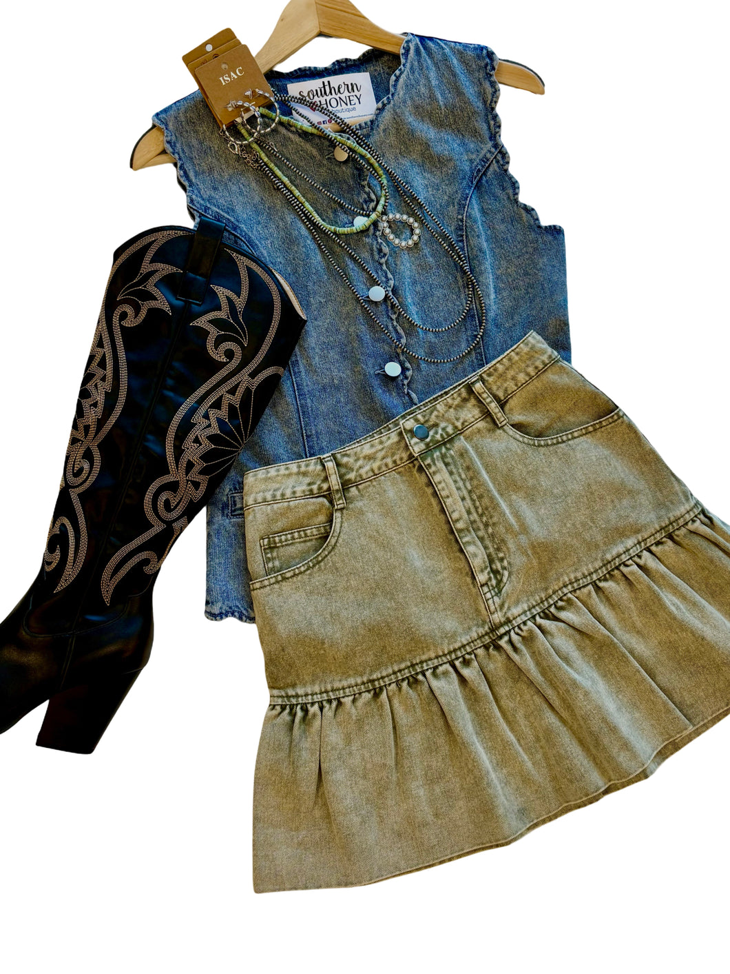 The Twill Mini Skirt