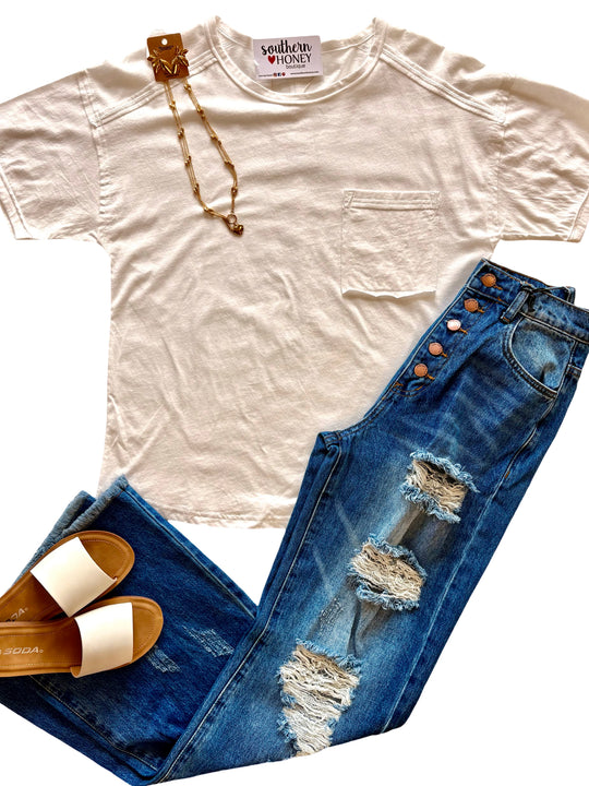 The Maycie Pocket Top