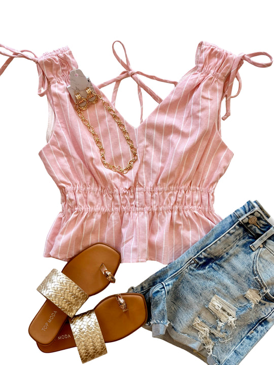 The Tannah Peplum Top