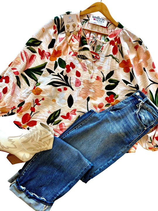 The Beverly Balloon Sleeve Top