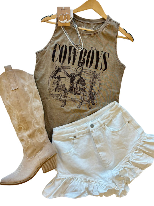 The Long Live Cowboy Graphic Tank