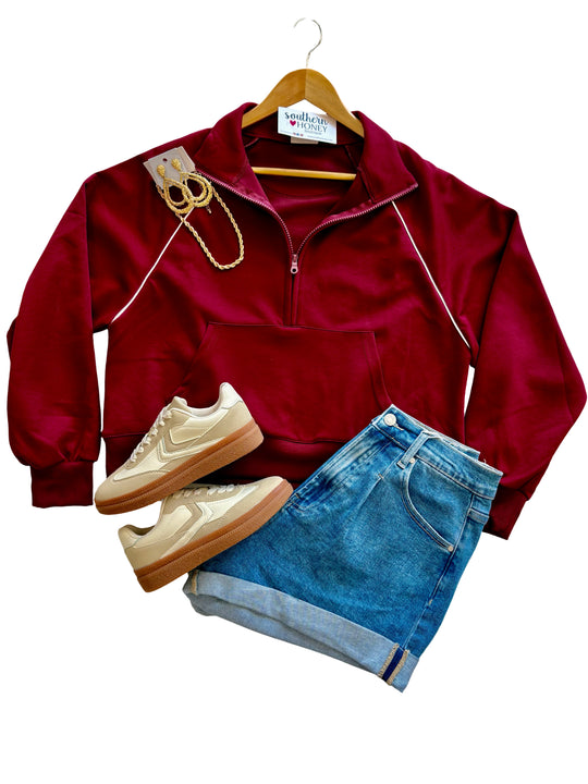 The Harper Half Zip