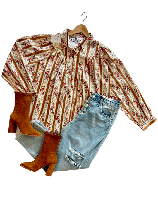 The Francis Button Top