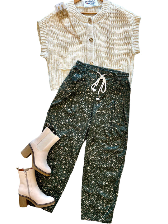 The Ditsy Barrel Pants