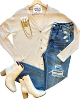 The Waffle Knit Cardigan