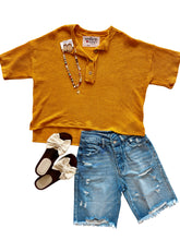 The Olivia Button Top