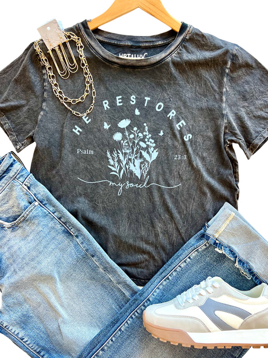 The He Restores Graphic Tee