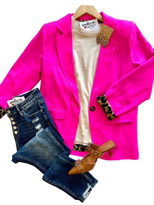 The Leopard Lined Blazer