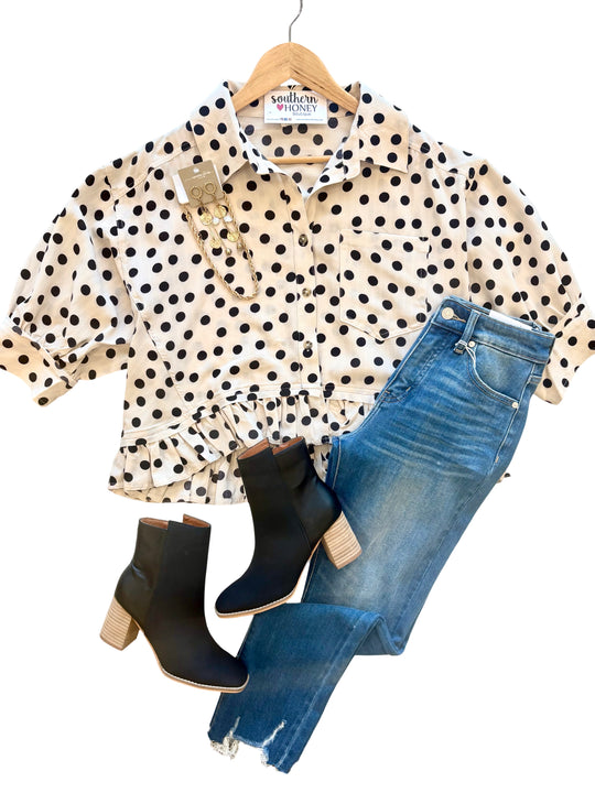 The Patsty Peplum Top