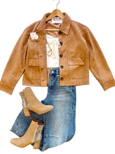 The Button Down Suede Jacket