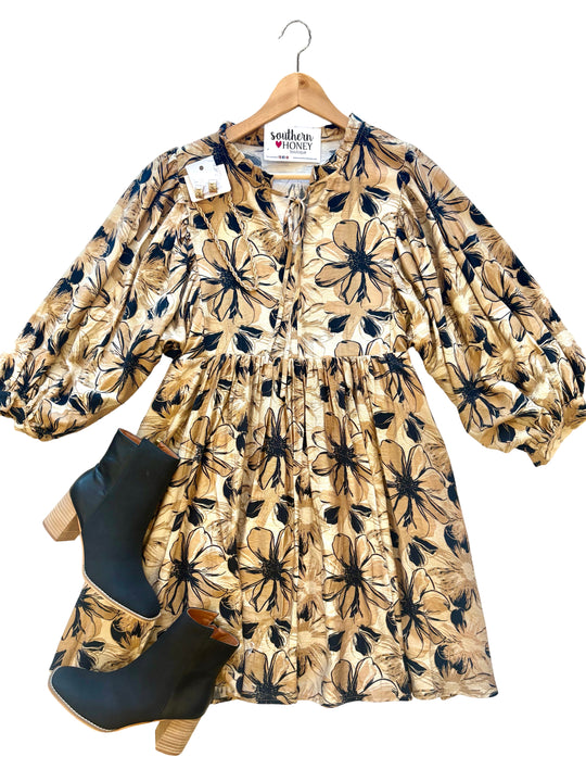 The Floral Peasant Dress