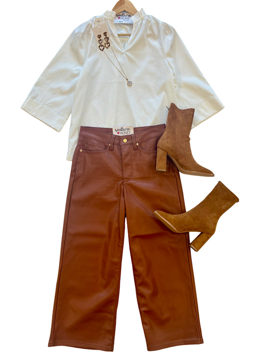The Heidi Leather Pant