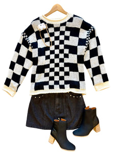 The Chunky Checkered Sweater