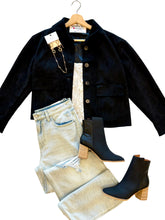 The Button Down Suede Jacket