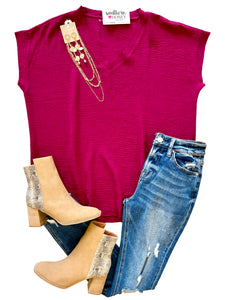 The Ashley V Neck Top