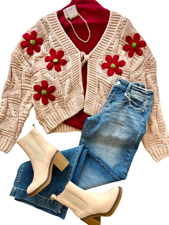 The Floral Cardigan