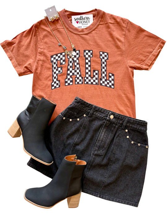 The Checkered Fall Graphic