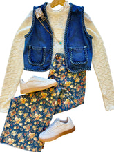 The Braided Denim Vest