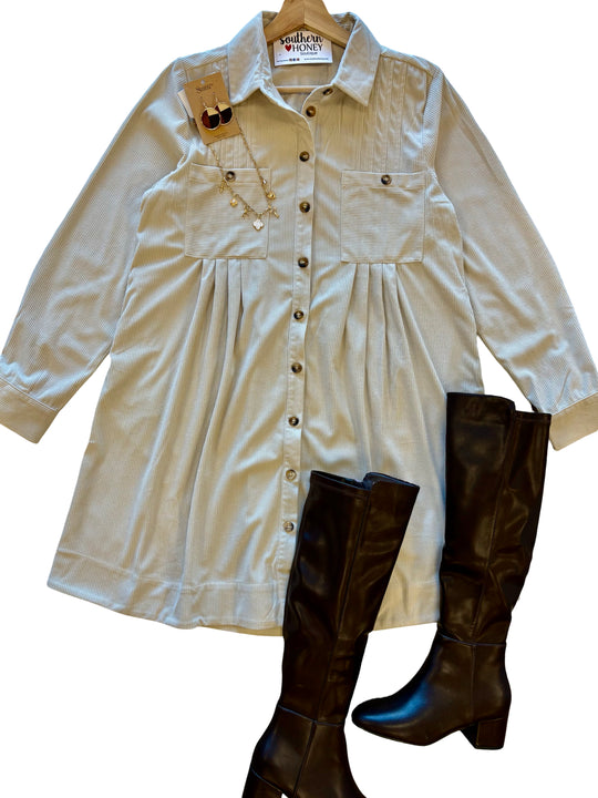 The Pintuck Dress