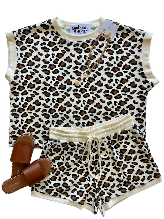 The Leopard Lounge Set