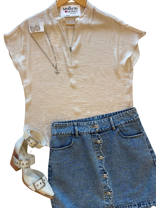 The Drop Shoulder Blouse