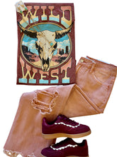 The Lotus Cow Skull Graphic