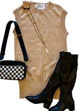 The Mock Neck Mini Dress