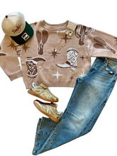 The Western Print Sweater