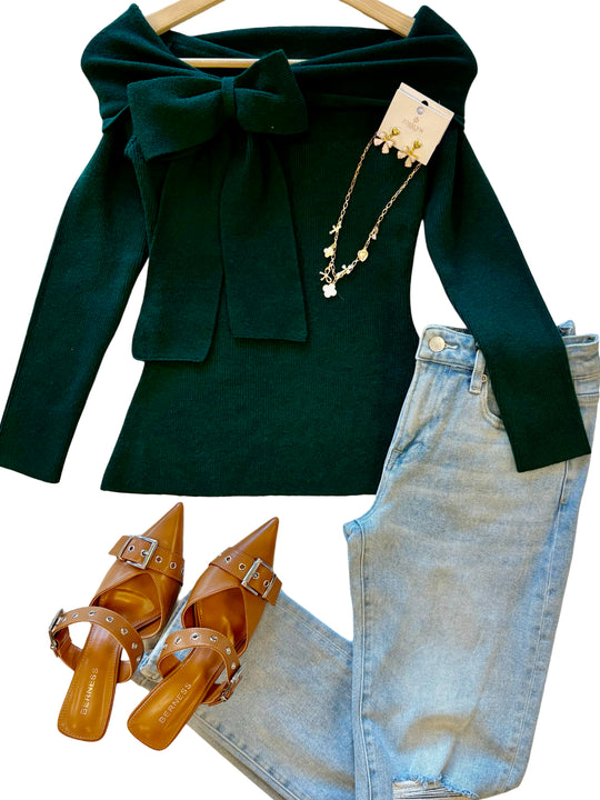 The Off Shoulder Sweater