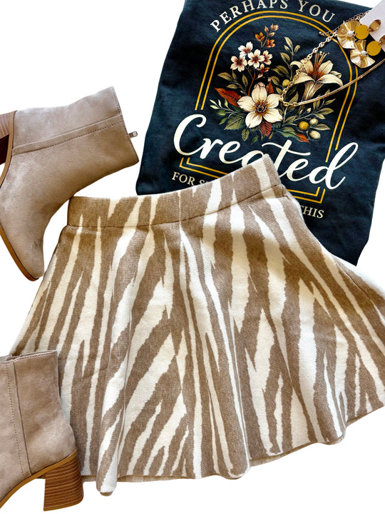 The Tiger Stripe Skirt