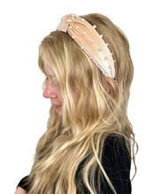 Velvet Top Knot Headband