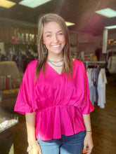 The Jess Satin Blouse